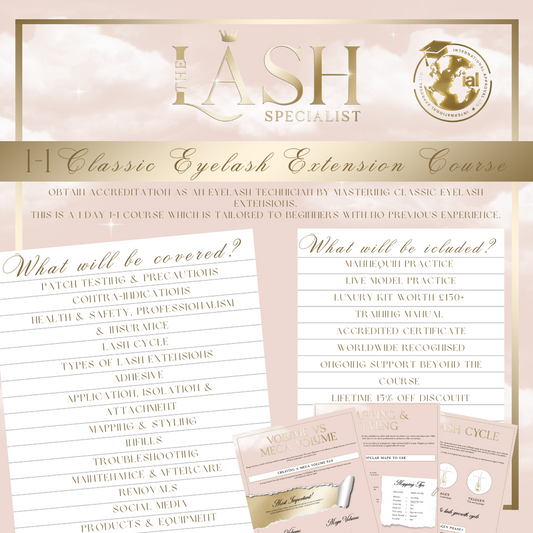 1-1 Classic Eyelash Extension Course