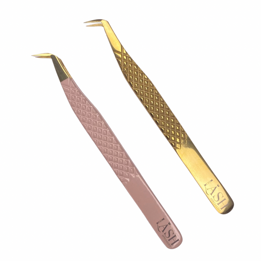 Angled Boot Volume Tweezer