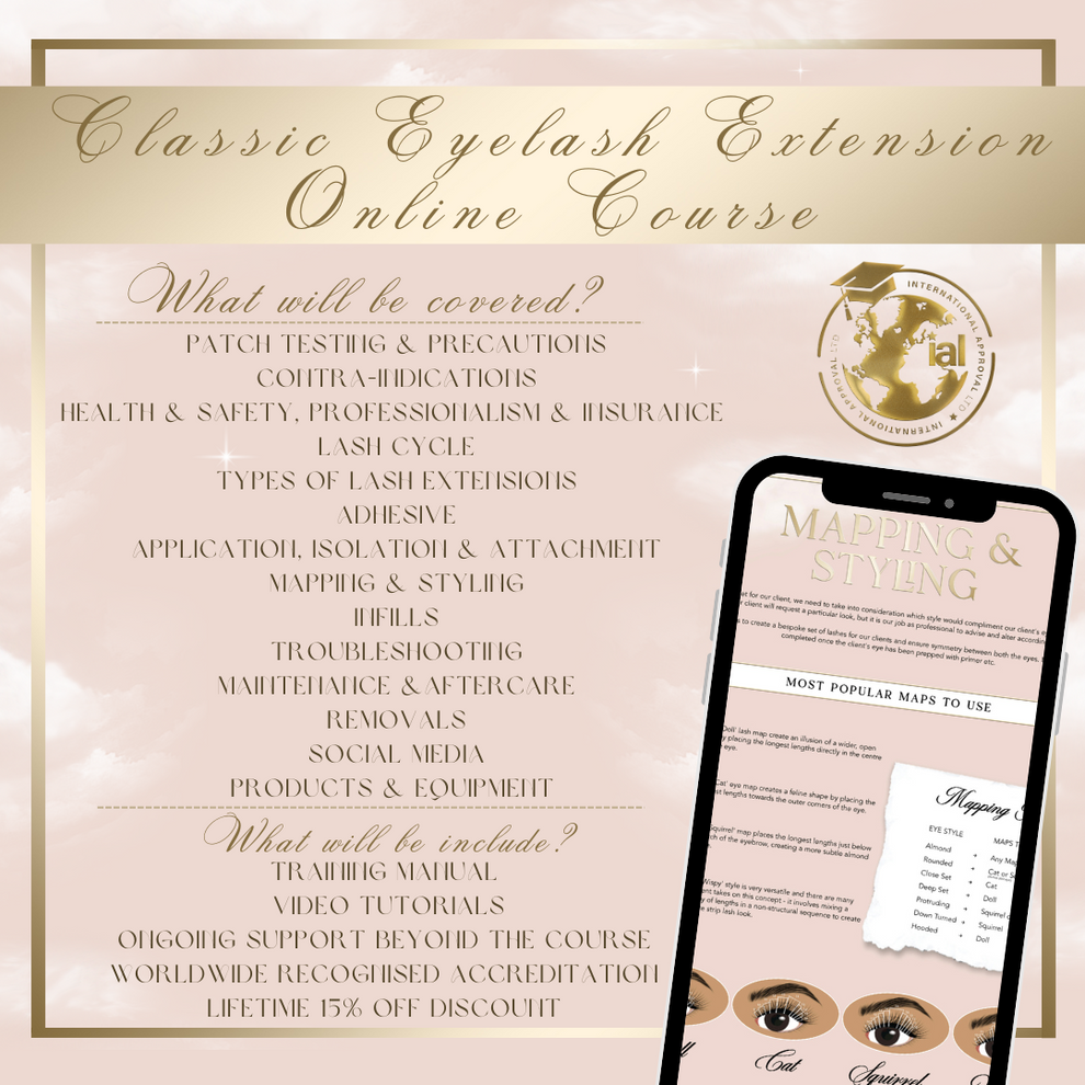 Classic Eyelash Extension Online Course – The Lash Specialist